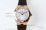 AAA Swiss Vacheron Constantin Overseas Chronograph 37 MM Small Rose Gold Case Silver Face Automatic Watch